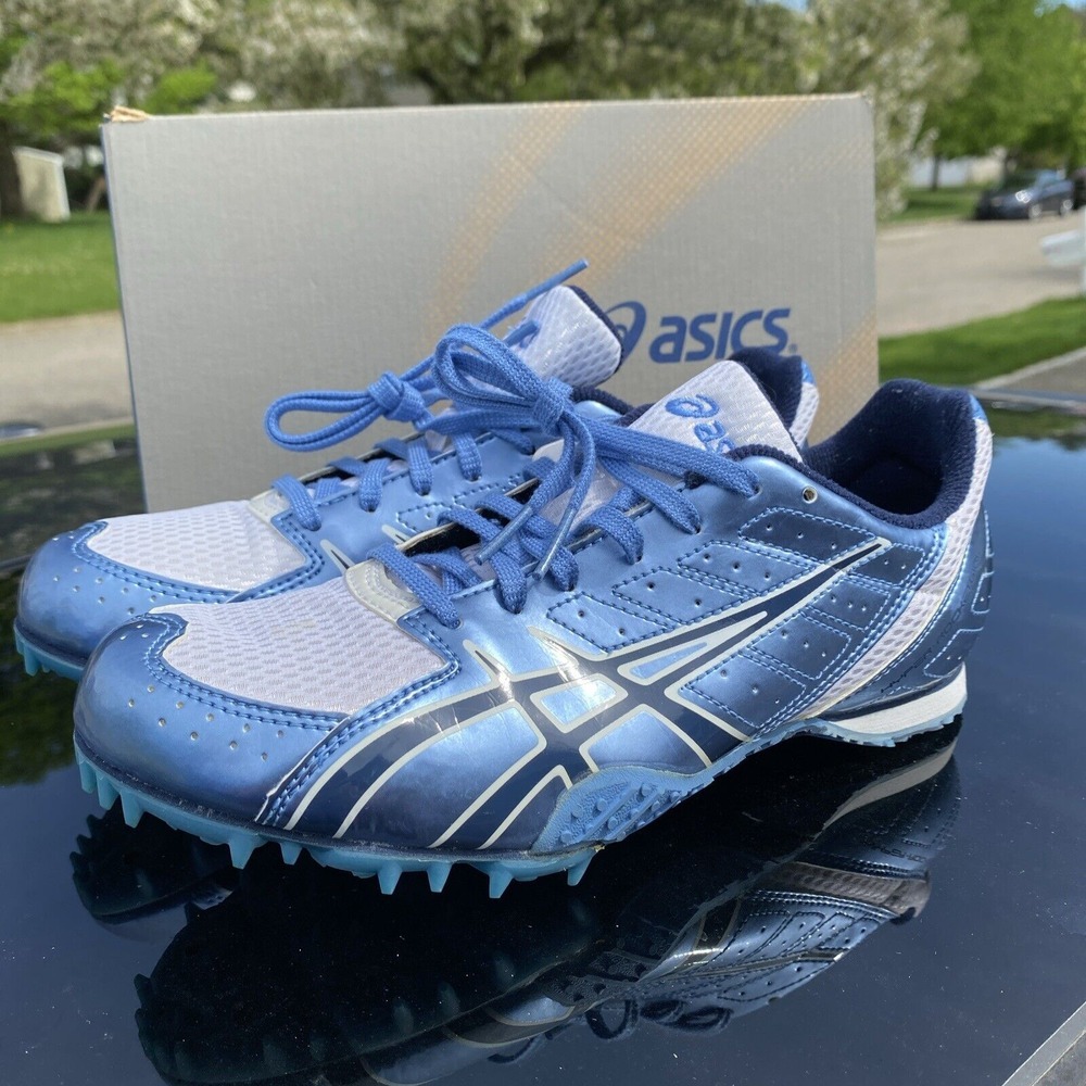 Asics Hyper Rocket Girl III Shoes Women's‎ Size 11 Metallic Blue Spikes Running